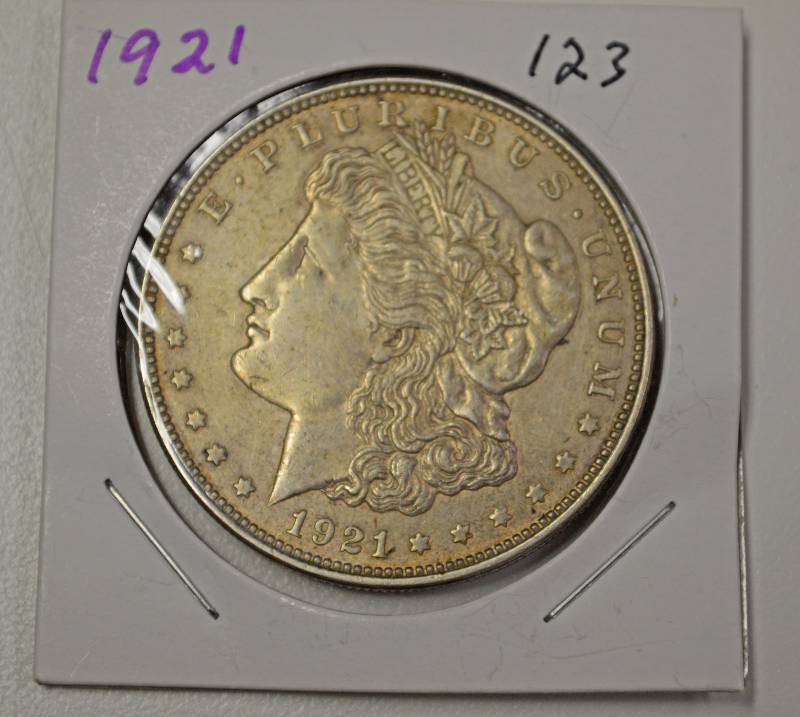 lot 4023 image: 1921 Silver Morgan Dollar