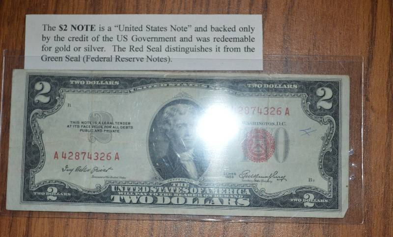 lot 4096 image: $2 Redseal Note- Series 1953- Check This Out