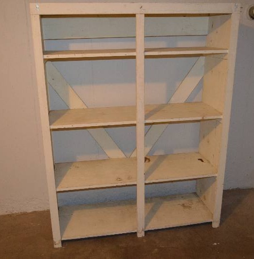 lot 4168 image: Wooden Shelf Unit- 51.5 Wide x 66.25 Tall x 18 Deep- Wow