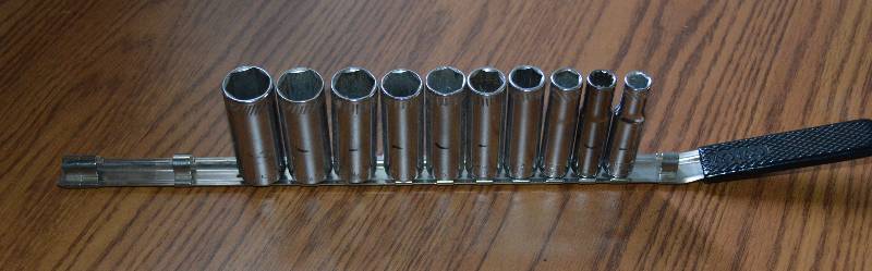 lot 4155 image: Lot of 10 Craftsman Deep Well Sockets- See Photos for Sizes