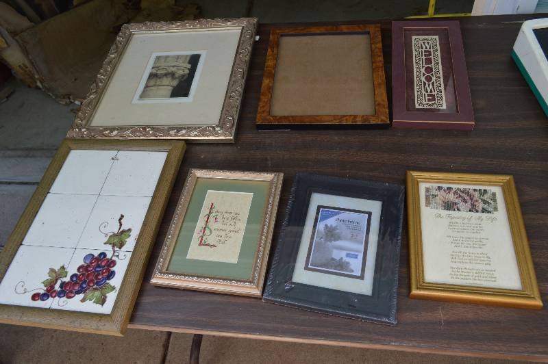 lot 4193 image: Lot of Various Pictures and Frames- Take a Look