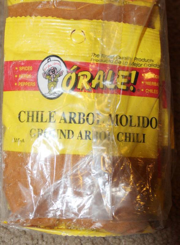 lot 4234 image: Lot of 12 Count Ground Arbol Chili - 2 oz bags