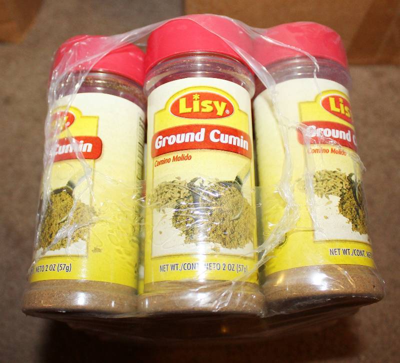 lot 4237 image: Lot of 12 Count Ground Cumin Bottles - 2 oz Containers