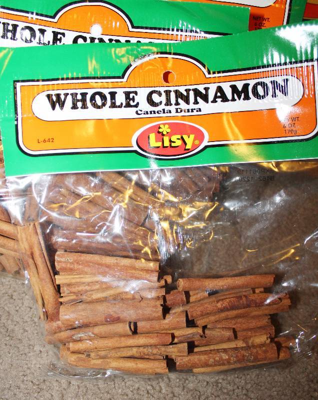 lot 4245 image: Lot of 8 Count Whole Cinnamon Bags - 6 oz bags