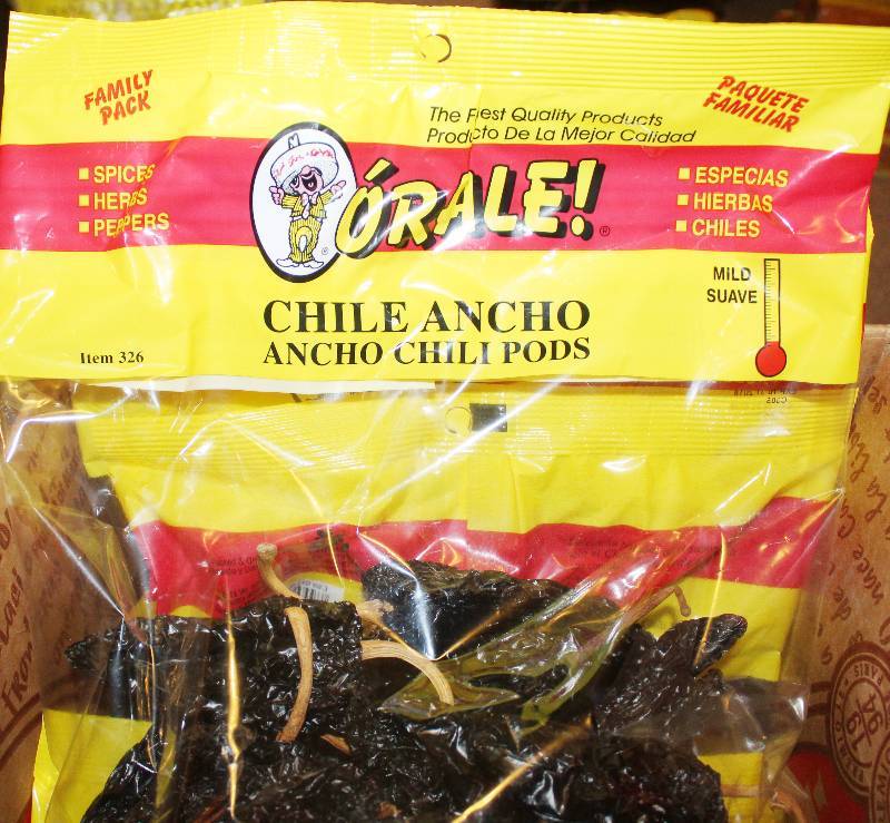 lot 4246 image: Lot of 4 Count Ancho Chili Pods - 12 oz bags