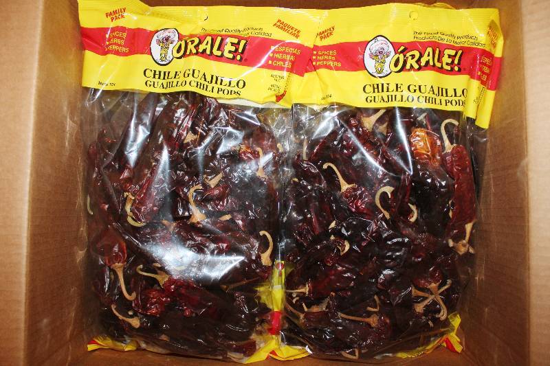 lot 4270 image: Lot of 36 Count Guajillo Chili Pods - 12 oz bags
