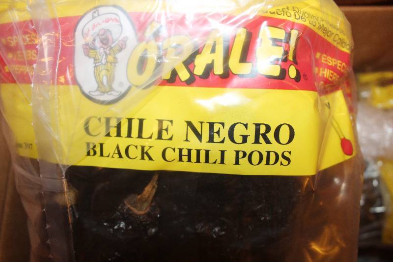 lot 4272 image: Lot of 96 Count Black Chili Pods - 2 oz bags