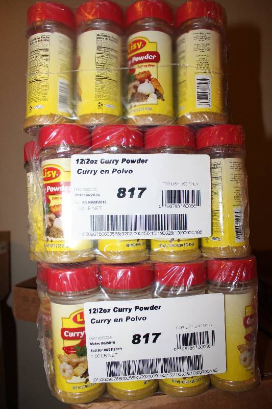 lot 4278 image: Lot of 36 Count Curry Powder - 2 oz Containers