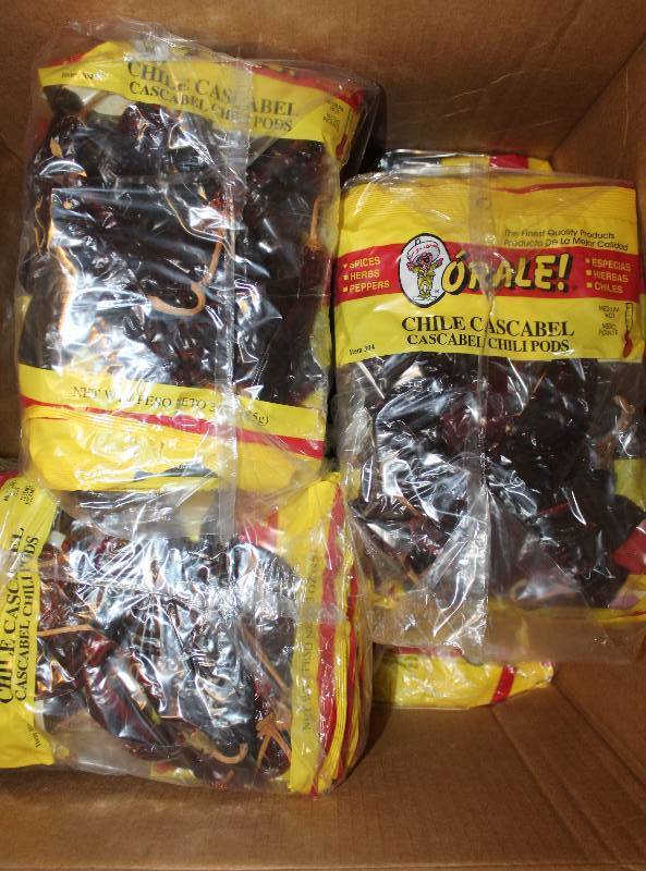 lot 4289 image: Lot of 84 Count Cascabel Chili Pods - 3 oz bags