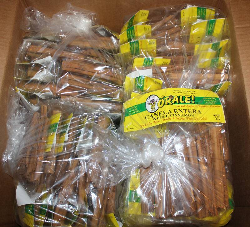 lot 4293 image: Lot of 96 Count Whole Cinnamon - 3 oz bags