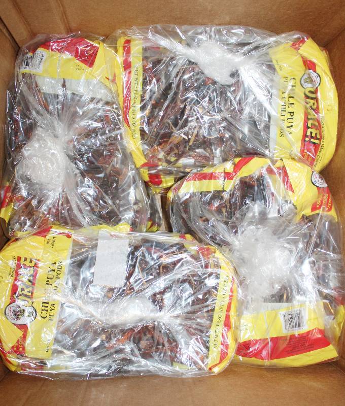 lot 4294 image: Lot of 48 Count Puya Chili Pods - 3 oz bags