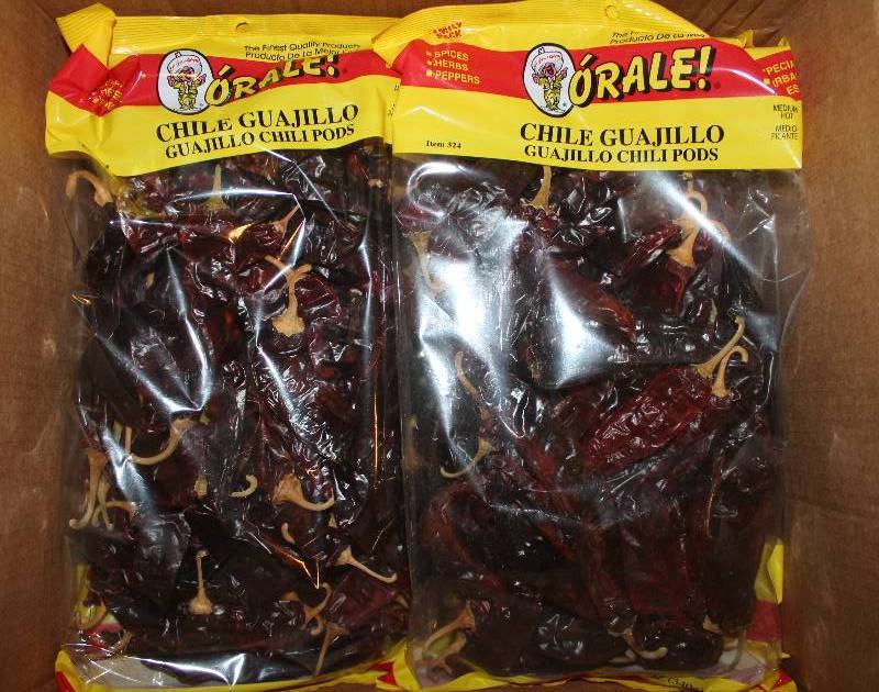 lot 4302 image: Lot of 12 Count Guajillo Chili Pods - 12 oz bags
