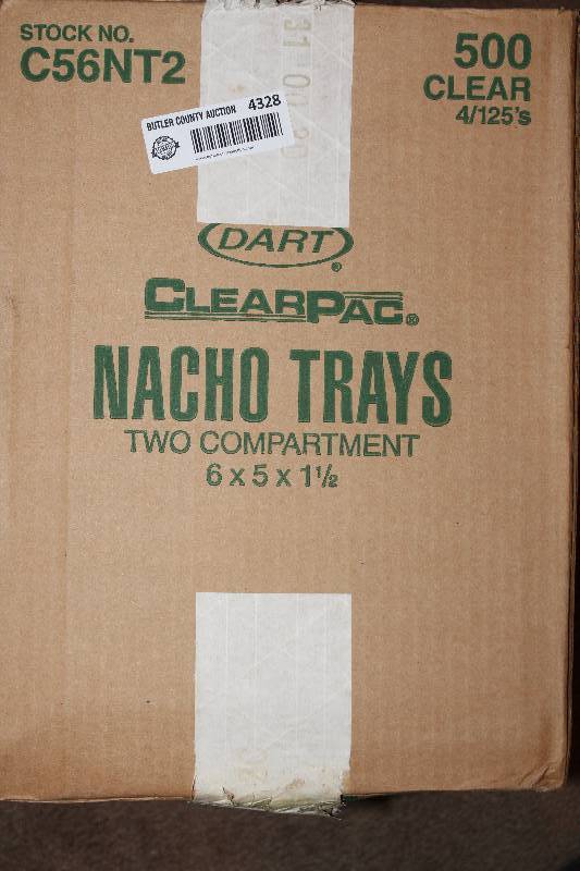 lot 4328 image: 500 Count Case of Nacho Trays