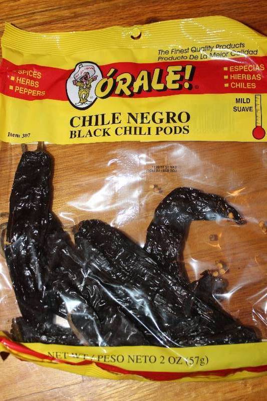 lot 4341 image: Lot of 12 Count - Black Chili Pods - Mild Chile Negro - 2 oz Packages