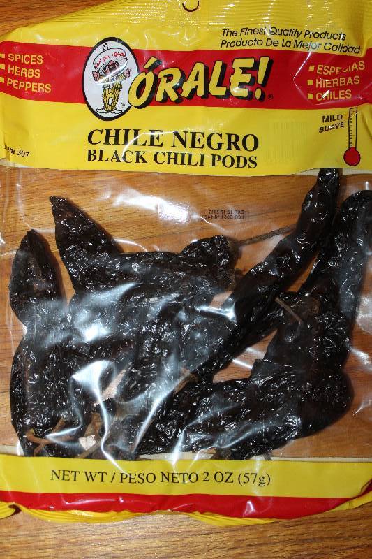 lot 4342 image: Lot of 12 Count - Black Chili Pods - Mild Chile Negro - 2 oz Packages