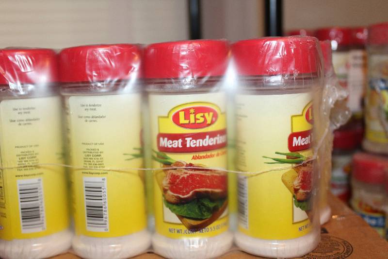 lot 4368 image: Lot of 12 Count - Meat Tenderizer - 5.5 oz Bottles