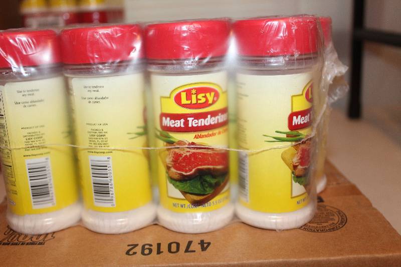 lot 4370 image: Lot of 12 Count - Meat Tenderizer - 5.5 oz Bottles