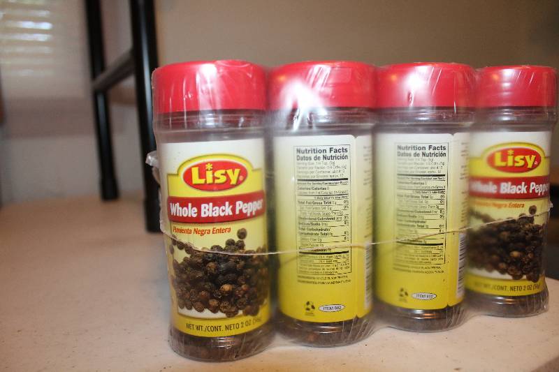 lot 4392 image: Lot of 12 Count - Whole Black Pepper - 2 oz. Bottles