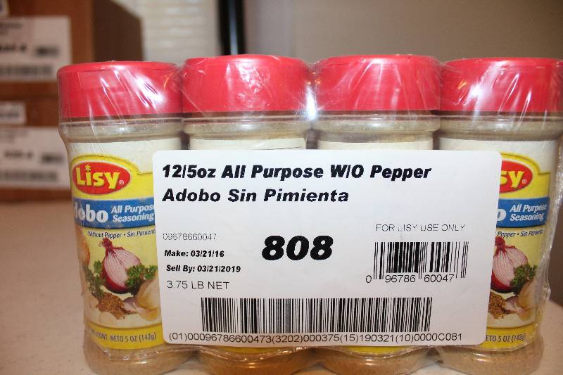 lot 4413 image: Lot of 12 Count - All Purpose Seasoning without Pepper - 5 oz Containers