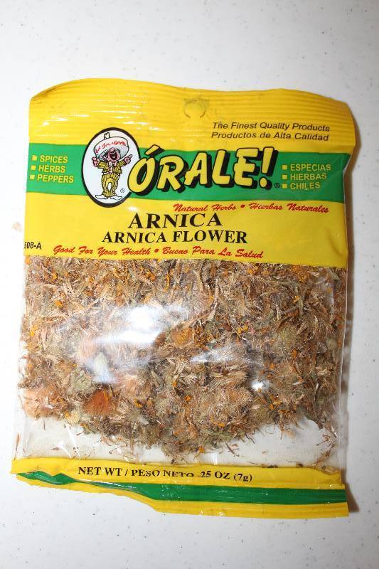 lot 9010 image: Lot of 12 Count - Arnica Flower - 0.25 oz. Packages