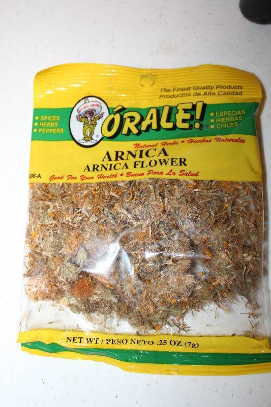lot 9012 image: Lot of 12 Count - Arnica Flower - 0.25 oz. Packages