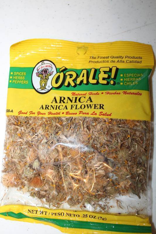 lot 9016 image: Lot of 12 Count - Arnica Flower - 0.25 oz. Packages