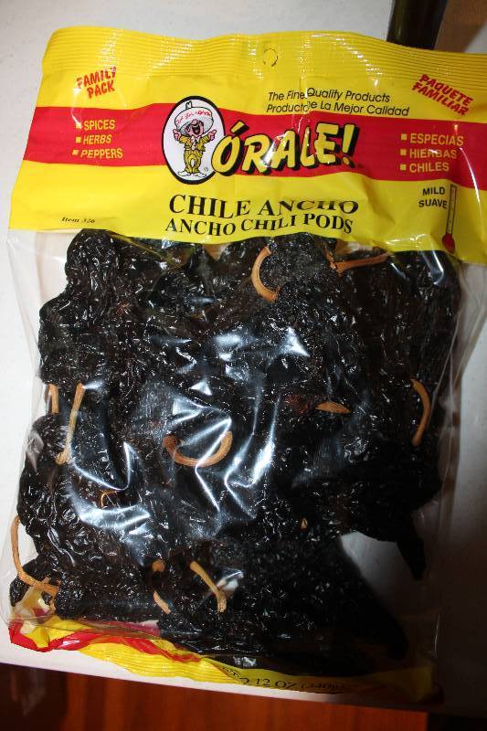 lot 9018 image: Lot of 10 Count - Ancho Chili - MILD - 12 oz. Packages