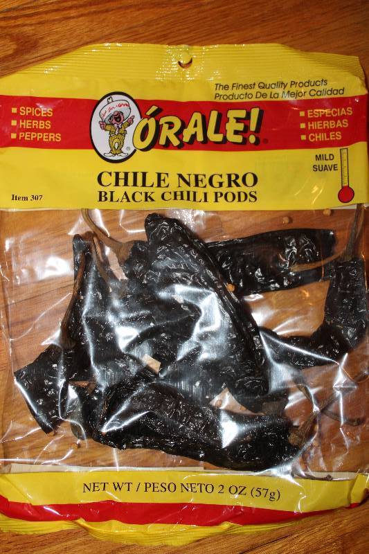 lot 4344 image: Lot of 12 Count - Black Chili Pods - Mild Chile Negro - 2 oz Packages