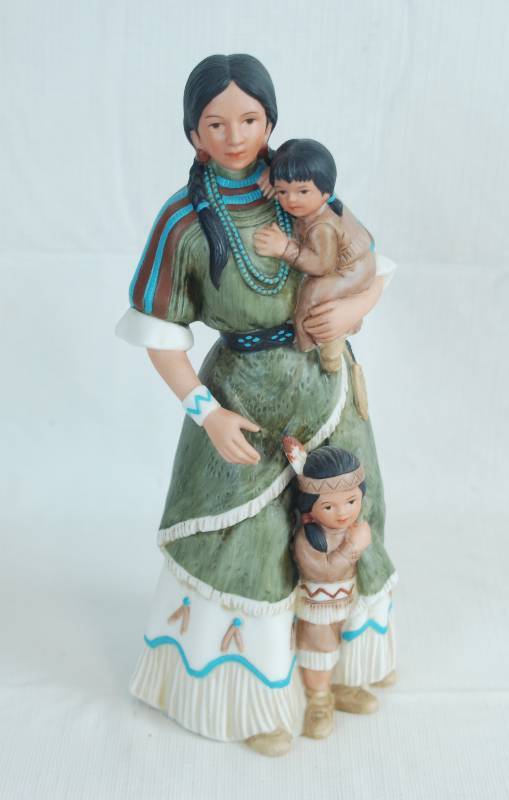 lot 2056 image: Morning Star and Children Figurine - 14041-02 - Made Exclusively for HOME INTERIORS in 2002
