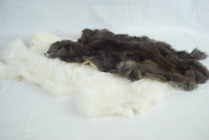 lot 2079 image: Lot of 3 Real Fur Pelts