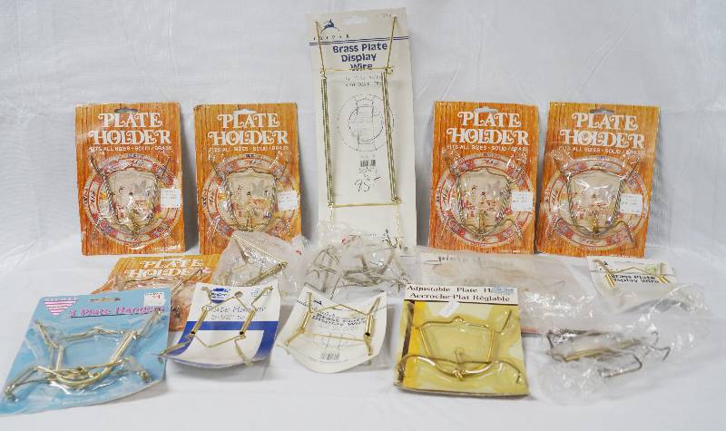 lot 2022 image: Lot of Approx 15 various plate holders - most new in package