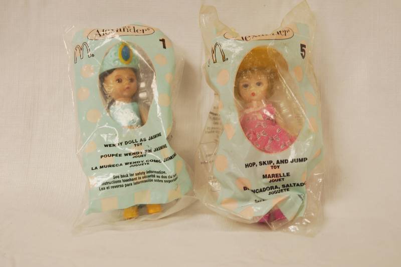 lot 2113 image: Lot of 2 Madame Alexander McDonalds Toys - Very Cool
