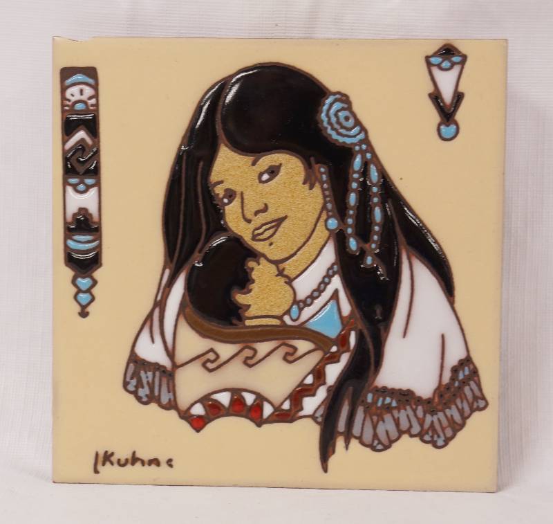 lot 2126 image: Earthtones Ceramic Tile - Very Neat