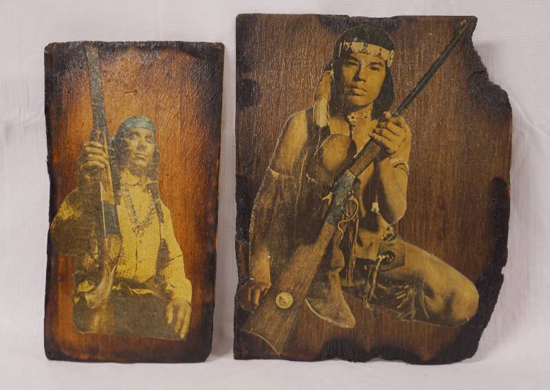 lot 2127 image: Native American Wall Decor - See Photos for Details