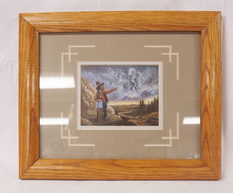 lot 2170 image: Ive Seen Through His Eyes Framed Drawing - See Photos for Details