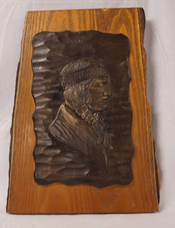 lot 2185 image: Native American Wall Decor - See Photos for Details