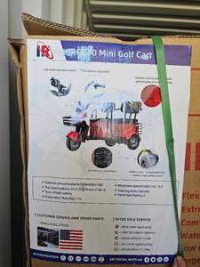 lot 7626 image: Unused&nbspIRGC40 Electric Mini Golf Cart - 600W Motor, 60V20A Battery