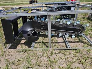lot 7657 image: Unused&nbspJCT Attachments Hydraulic Trencher Chain Drive Assembly, 60 Long Trencher
