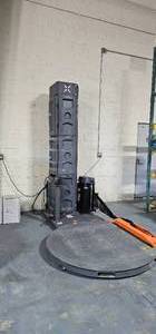lot 7738 image: Used Smart Wasp X100a Fully Automatic Pallet Wrapping Machine with Ramp