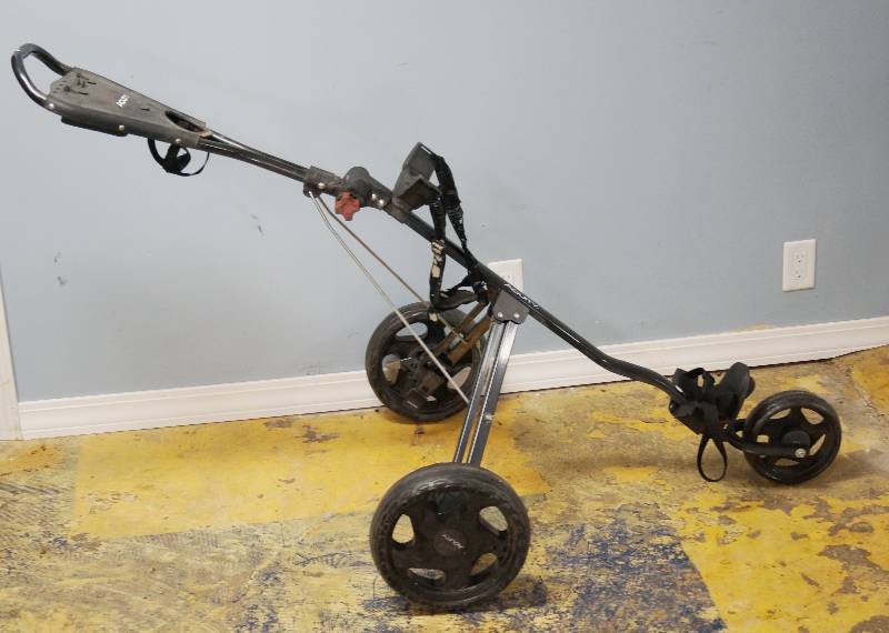 lot 2473 image: Golf Bag Cart  Dolly - ACUITY - Folds Down for Portability