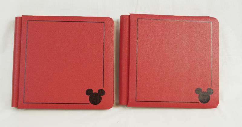 lot 6717 image: Lot of 2 DISNEY Creative Memories Scrapbooks 7x7 New Unused - WOW