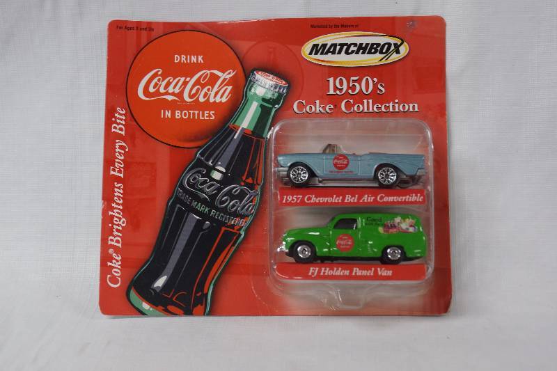 lot 2379 image: Matchbox 1950s Coke Collection Miniature Cars- Wow