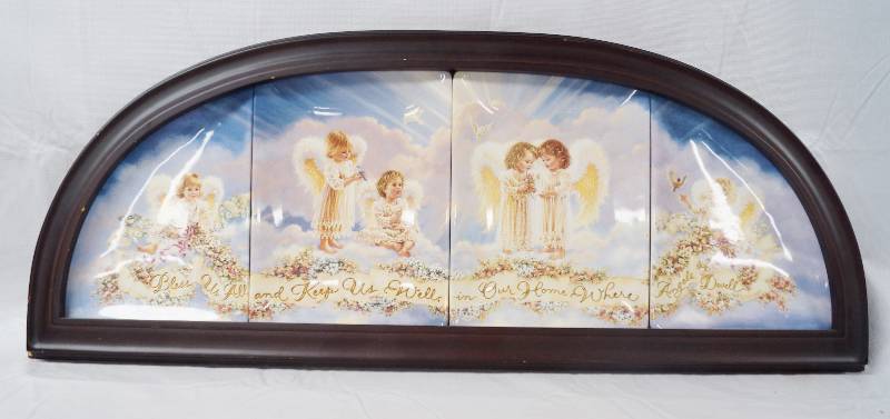 lot 3025 image: Where Angels Dwell Wall Hanging- So Pretty