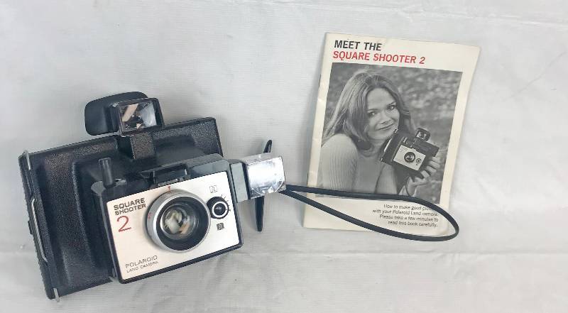 lot 3053 image: Vintage Square Shooter 2 Polaroid Camera- Take a Look
