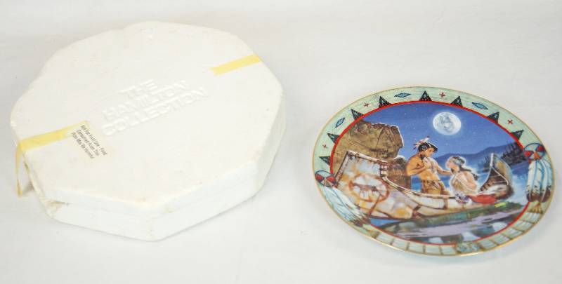lot 3223 image: Spirit of Serenity Plate from the Native American Legends Collection