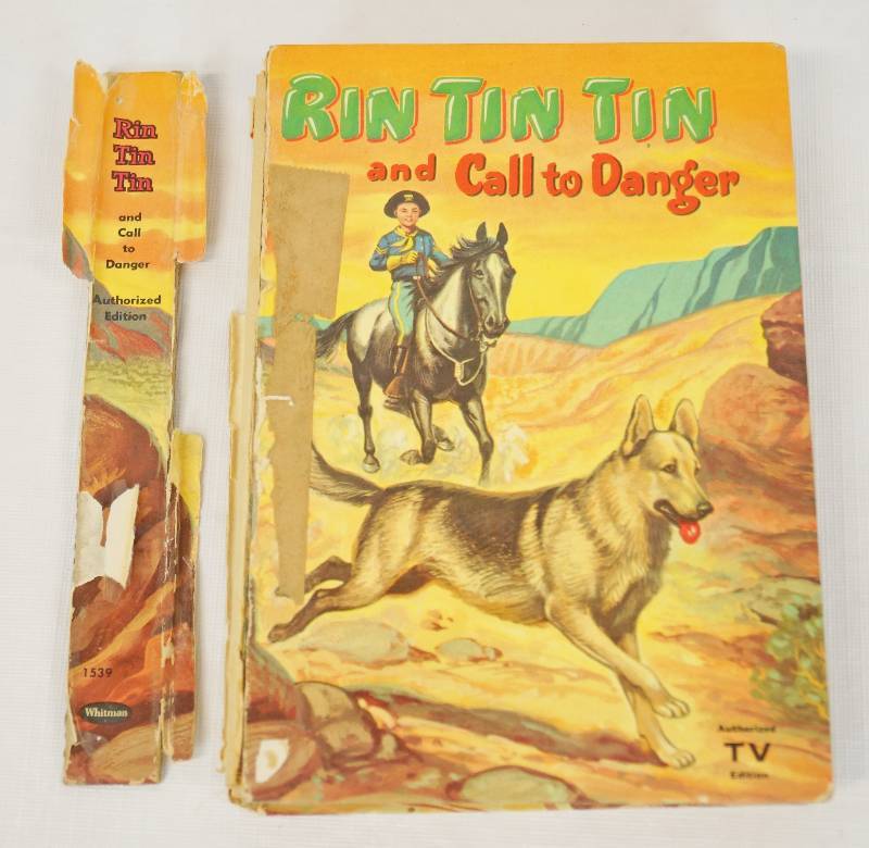 lot 3237 image: Rin Tin Tin and Call to Danger Book - See Photos