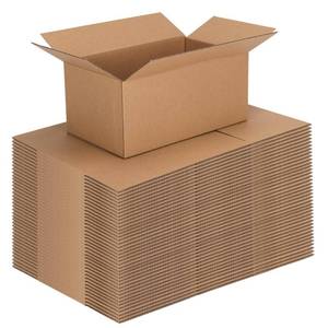 lot 45137 image: CRUGLA 40 Packs 9x5x4 Shipping Boxes Corrugated Cardboard Boxes Bulk for Small Business Shipping Packing Mailing