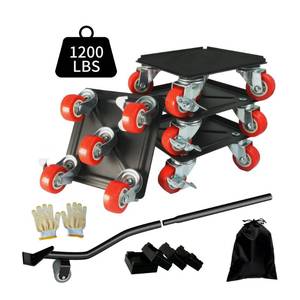 lot 45174 image: Heavy Duty Furniture Movers with Wheels,Furniture Dolly 5 Wheels,Furniture Movers Sliders 360 Ratating,1200lbs550kg Load Capacity,Furniture Lift Mover Tool Set for Sofa,Fridge,Washing Machine SYMORIN