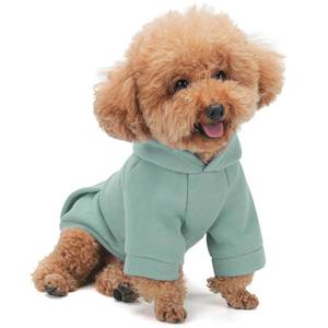 lot 45196 image: 3XL Winter Dog Hoodie with Pockets - Solid Color Polycotton Sweatshirt for Small, Medium, and Large Dogs - Soft, Warm, Cozy Pet Clothing for Cold Weather - Ideal for Outdoor Walks.blue-3XL