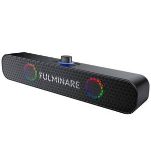 lot 45229 image: FULMINARE Bluetooth Speaker with 26W HD Sound, Portable Speaker Up to 30H Playtime, AUX&TF-Card&USB Input, LED Lights, Speakers Bluetooth 5.3 Wireless for HomePartyOutdoor, Birthday Gift (Black)